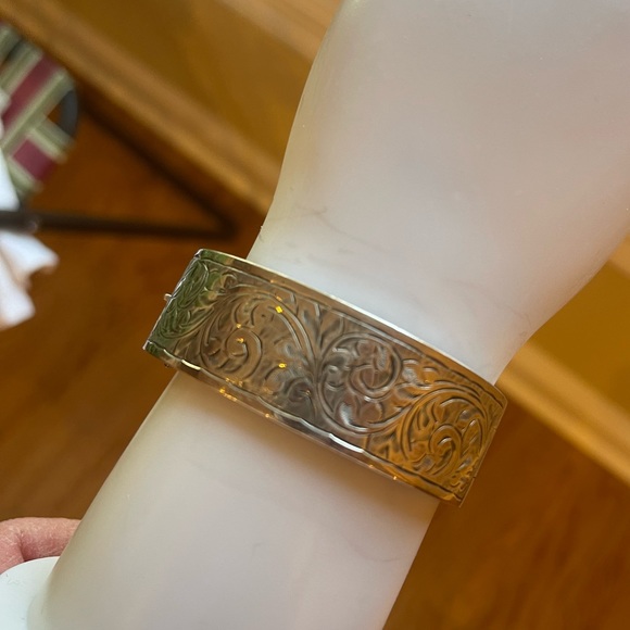 Antique Sterling silver cuff bracelet